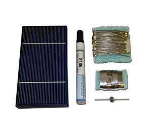 40 3x6 Solar Cell Kit with Tabbing, Bus, Flux, Diode  