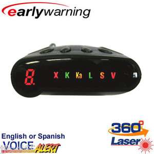   /Laser Detector Voice Alert English or Spanish 854311001184  
