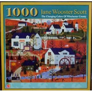   pc Puzzle The Changing Colors Of Winchester County Toys & Games
