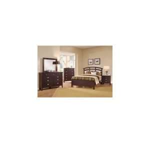 Twilight   Merlot Arch Slat Bedroom Set by Vaughan Bassett Furniture 
