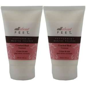 All About Feet Cracked Heel Treatment, 4 oz, 2 ct (Quantity of 3)
