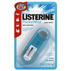  Listerine PocketMist Oral Care Mist, Cool Mint, 1 ct 