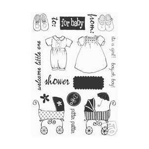  Simply Chic Flexible Stamps CLASSIC BABY Set of 18 Arts 