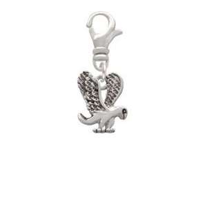  Small Eagle Mascot Clip On Charm Arts, Crafts & Sewing