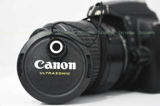  on Front Lens Cap + Cap keeper for Canon EOS Rebel T3i T3 T2i XSi T1i