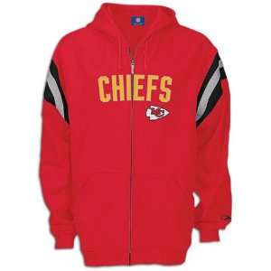  Mens Kansas City Chiefs Full Zip Hooded Fleece Sports 