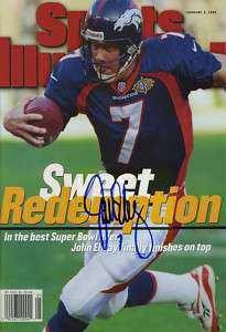 John Elway Sports Illustrated Autograph Poster  