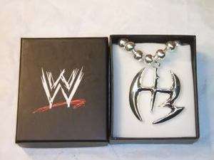 Jeff Hardy Silver Logo Pendant Necklace Chain WWE Matt  