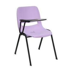  Lavender Tablet Arm Chair Desk with Right Side Tablet 