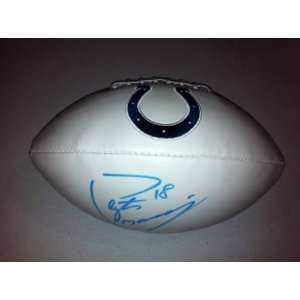   Manning Autographed Hand Signed Indianapolis Colts Full Size Football