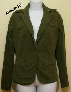 NWT $99 LUCKY BRAND WOMEN MILITARY JACKET S  