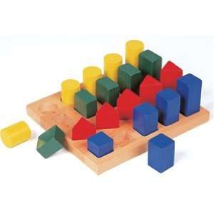  Guidecraft Colored Geo Forms Puzzle Toys & Games