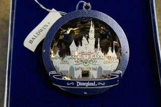 New Disneyland SLEEPING BEAUTY Castle Ornament Baldwin  