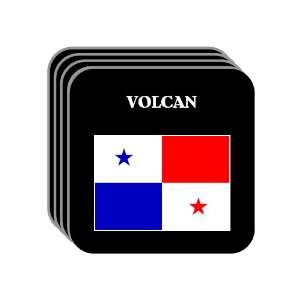 Panama   VOLCAN Set of 4 Mini Mousepad Coasters