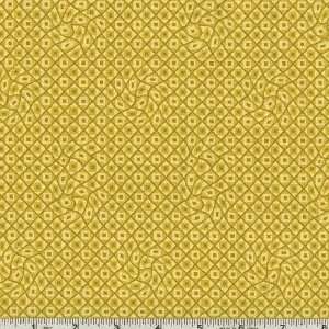  45 Wide Mid Century Modern Wave Mustard Fabric By The 
