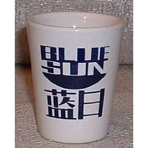   SERENITY / Firefly BLUE SUN White Ceramic Shot Glass 