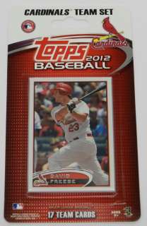 2012 Topps St. Louis Cardinals Baseball 17 Card Factory Sealed Team 