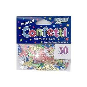  24 Bags of 30th Birthday Confetti Mix