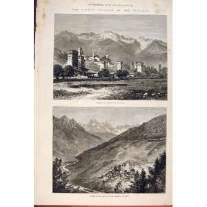  Russian Frontier Caucasus Mestye Swannety Kala 1877