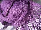 Katia Ondas Ruffling Mesh Scarf Yarn Color 85 Violet Purple Gorgeous