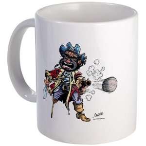  HERE THERE BE PIRATES Funny Mug by  Kitchen 