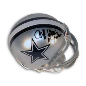  Dallas Cowboys Mini Helmet Inscribed 6X Pro Bowl