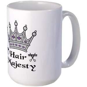  Hair Majesty Queen Large Mug by  