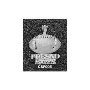  Fresno State Football Pendant (Silver)