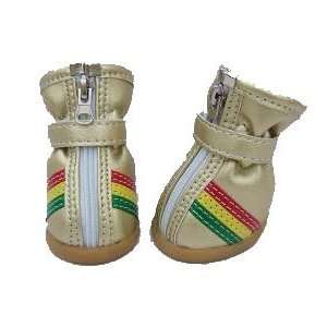    New   FASHION STRIPE SHOES set of 4 by Pet Life