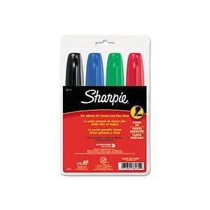  Sharpie® Chisel Tip Permanent Marker, Four Color Set 