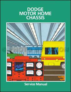 1978 1979 Dodge Motor Home Repair Shop Manual Motorhome  