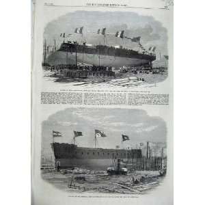  1865 Ship Affondatore Cupola Frigate Victoria Blackwall 