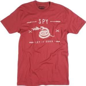  Spy Optic Let It Burn Mens Short Sleeve Fashion Shirt 