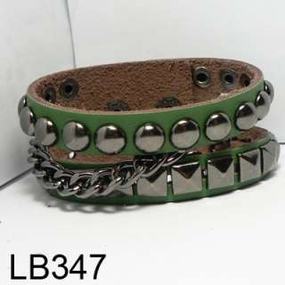 Unique Full handmade leather Bracelet