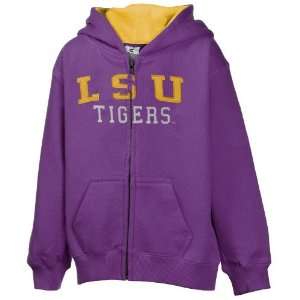 LSU Tigers Preschool Purple Ranger Full Zip Hoody Sweatshirt  