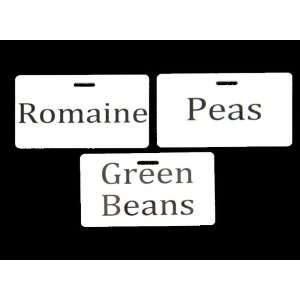    Garden Label Marker Tags with Slot Punch Patio, Lawn & Garden