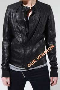 CK0W3N$ leather jacket ro fan vintage fanny XSmall  