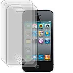  Apple iPhone 4 3 Pack Premium Screen Protector 