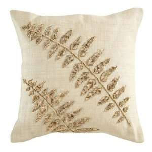  All Natural TNalak Fern Leaf Accent Pillow