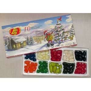 Jelly Belly 10 Flavor Holiday Gift Box Grocery & Gourmet Food