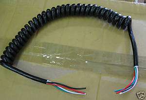 Coil Cord, Power cord, SJT,18 AWG,3C,13 black 100 pcs  