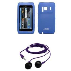   Purple 3.5mm Stereo Headphones for Nokia N8 Cell Phones & Accessories