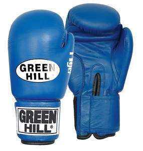 Boxing Gloves Training Sparring Leather by Green Hill  