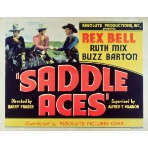  Saddle Aces   Movie Poster   11 x 17