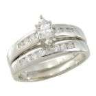   cttw Marquise and Round Diamond Bridal Set in 14k White Gold
