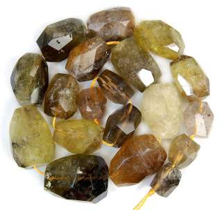  natural citrine nugget beads 15 5 no 62 condition brand new color 