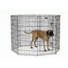 MIDWEST CONTAINER Midwest Pet Dog Exercise Pen With Door 24X48 Black