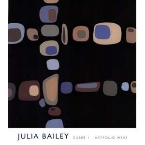 Cubes 1   Poster by Julia Bailey (30 x 34) 