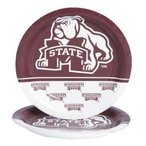  NCAA™ Mississippi Bulldogs Dessert Plates   Tableware 