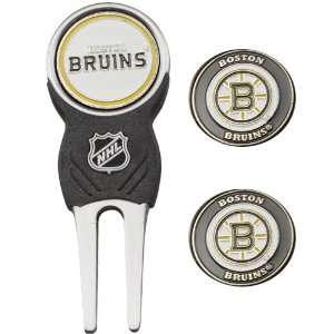  NHL Boston Bruins Logo Divot Tool & Ball Marker Set 